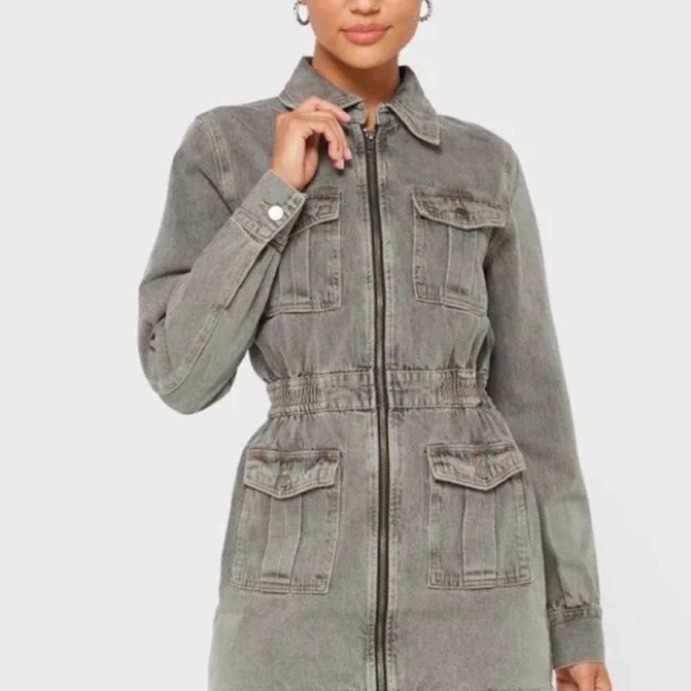 C/MEO denim shirt dress